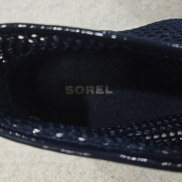 🐢 Sorel Major Lace Mesh Collegiate Navy Boots Size 8.5 Excellent Condition - Picture 8 of 15